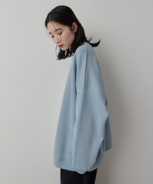 HANNE(アン)の「オーバーサイズスウェット(スウェット・レディース・ブルー/ブラック/グレー/ピンク・FREE)」の7枚目の写真