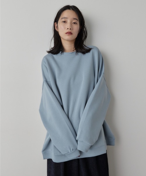 HANNE(アン)の「オーバーサイズスウェット(スウェット・レディース・ブルー/ブラック/グレー/ピンク・FREE)」の8枚目の写真