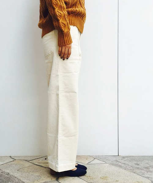 CIAOPANIC（チャオパニック）の「【Ciaopanic】14Wコーデュロイワイドパンツ（その他パンツ・レディース・オフホワイト/ブラック/キャメル/カーキ・FREE）」の15枚目の写真