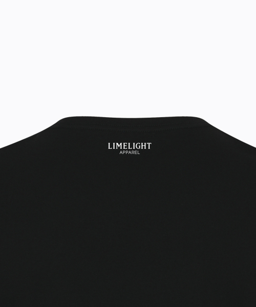 LIMELIGHT APPAREL（ライムライトアパレル）の「アスリットスタンダードフィットバックロゴTシャツ（ブラック/ホワイト）（Tシャツ/カットソー・メンズ・その他・SMALL/MEDIUM/LARGE/X-LARGE/XX-LARGE）」の4枚目の写真