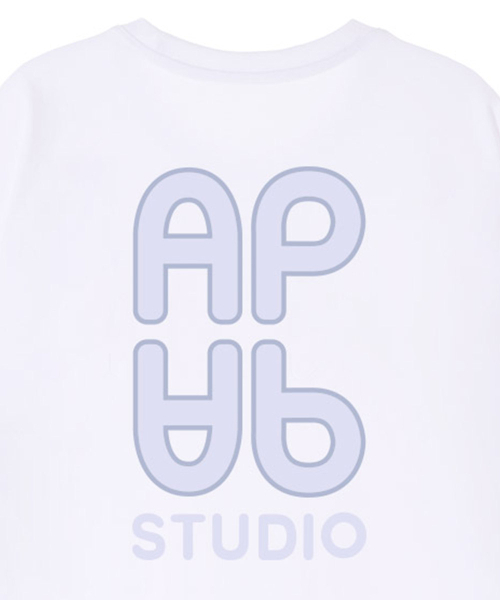 ASTRAL PROJECTION（アストラルプロジェクション）の「[オーバーサイズ]エイピエイピ13番手綿ラウンドネック半袖Tシャツ_ホワイト（Tシャツ/カットソー・メンズ・その他・X-LARGE/XX-LARGE/LARGE/MEDIUM）」の4枚目の写真