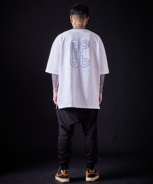 ASTRAL PROJECTION（アストラルプロジェクション）の「[オーバーサイズ]エイピエイピ13番手綿ラウンドネック半袖Tシャツ_ホワイト（Tシャツ/カットソー・メンズ・その他・X-LARGE/XX-LARGE/LARGE/MEDIUM）」の6枚目の写真