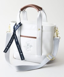 BEVERLY HILLS POLO CLUB（ビバリーヒルズポロクラブ）の「【BEVERLY HILLS POLO CLUB/ビバリーヒルズポロクラブ】【雨・汚れを弾く高級PUレザー】PUレザー ミニトートバッグ ビッグロゴ 2WAYショルダー（トートバッグ）」