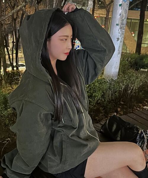 MASSNOUN(マスノウン)の「ピーチワークフードリバーシブルジャンパー MFFPD001-KK(パーカー・レディース・その他・LARGE/MEDIUM)」の12枚目の写真