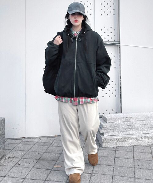 MASSNOUN(マスノウン)の「ピーチワークフードリバーシブルジャンパー MFFPD001-KK(パーカー・レディース・その他・LARGE/MEDIUM)」の8枚目の写真
