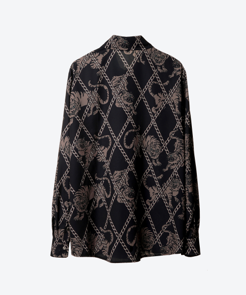 UNTAGE（アンテージ）の「トラプリントシャツ[ブラック(ユニセックス)]_UTS-FS19（シャツ/ブラウス・メンズ・その他・MEDIUM/LARGE）」の6枚目の写真