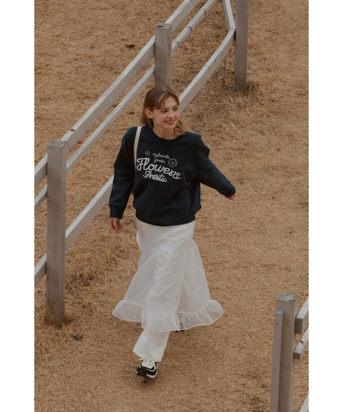 ANOETIC（アノエティック）の「LAYERED SEE-THROUGH SKIRT_WHITE（スカート・レディース・ホワイト・FREE）」の3枚目の写真