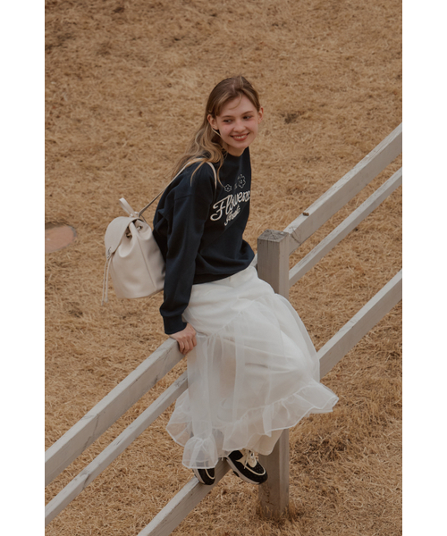 ANOETIC（アノエティック）の「LAYERED SEE-THROUGH SKIRT_WHITE（スカート・レディース・ホワイト・FREE）」の4枚目の写真