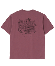 NOTHINGISBETTERTHANME（ナッシングイズベターザンミー）の「FLOWER BED TEE_purple（Tシャツ/カットソー）」