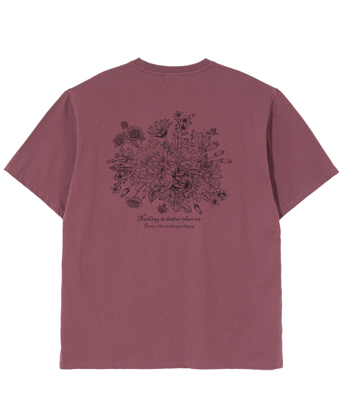 NOTHINGISBETTERTHANME(ナッシングイズベターザンミー)の「FLOWER BED TEE_purple(Tシャツ/カットソー・レディース・その他・MEDIUM/SMALL)」の1枚目の写真