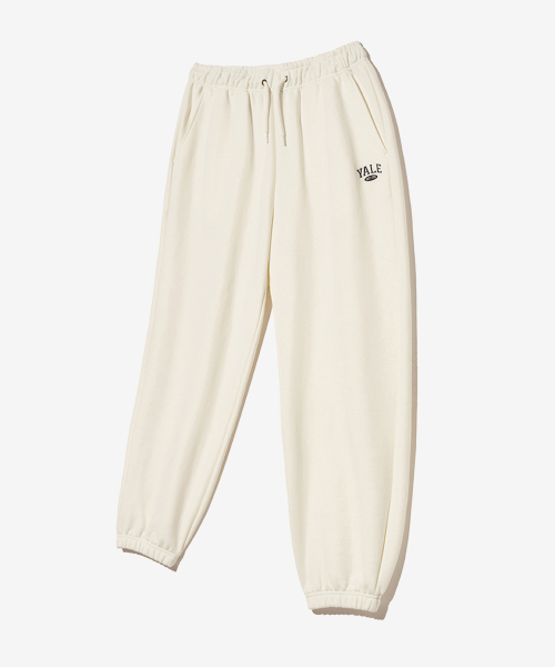 YALE(イェール)の「スモールツートンアーチスウェットパンツ_アイボリー(スウェットパンツ・レディース・その他・SMALL/MEDIUM/LARGE/X-LARGE)」の1枚目の写真