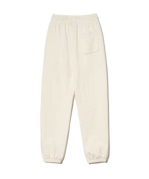YALE(イェール)の「スモールツートンアーチスウェットパンツ_アイボリー(スウェットパンツ・レディース・その他・SMALL/MEDIUM/LARGE/X-LARGE)」の3枚目の写真