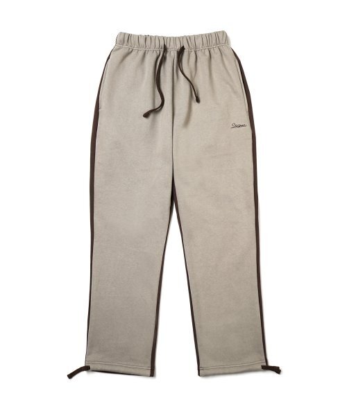 22 HALF COLOR FB HEAVY SWEAT JOGGER PANTS BEIGE BROWN