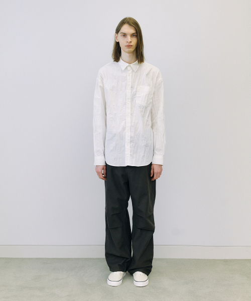 ENDOOR(エンドア)の「Crease shirt (off white)(シャツ/ブラウス・メンズ・その他・1/2/3)」の5枚目の写真