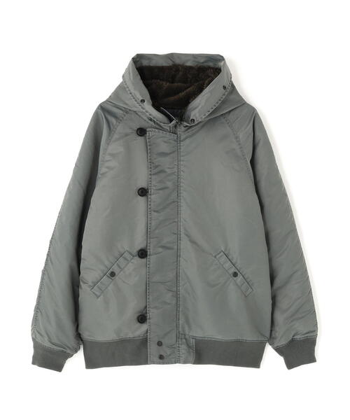 DANKE SCHON（ダンケシェーン）の「【WEB&DEPOT限定】DankeSchon/ダンケシェーン/NYLON N-2B（ミリタリージャケット・メンズ・ブラック/オリーブ系・L/M/XL）」の4枚目の写真