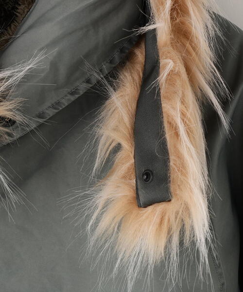 DANKE SCHON（ダンケシェーン）の「【WEB&DEPOT限定】DankeSchon/ダンケシェーン/NYLON N-2B（ミリタリージャケット・メンズ・ブラック/オリーブ系・L/M/XL）」の6枚目の写真