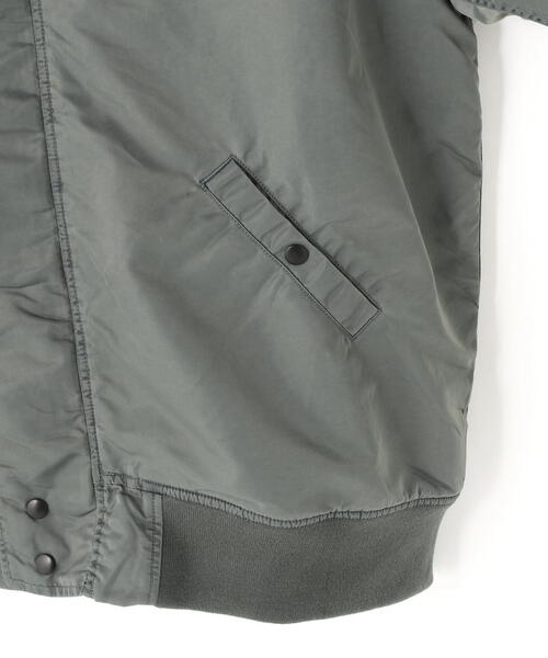 DANKE SCHON（ダンケシェーン）の「【WEB&DEPOT限定】DankeSchon/ダンケシェーン/NYLON N-2B（ミリタリージャケット・メンズ・ブラック/オリーブ系・L/M/XL）」の11枚目の写真