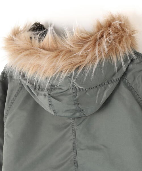 DANKE SCHON（ダンケシェーン）の「【WEB&DEPOT限定】DankeSchon/ダンケシェーン/NYLON N-2B（ミリタリージャケット・メンズ・ブラック/オリーブ系・L/M/XL）」の12枚目の写真