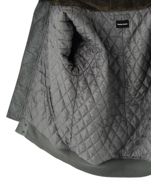 DANKE SCHON（ダンケシェーン）の「【WEB&DEPOT限定】DankeSchon/ダンケシェーン/NYLON N-2B（ミリタリージャケット・メンズ・ブラック/オリーブ系・L/M/XL）」の14枚目の写真