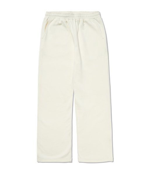 GROOVERHYME（グルーブライム）の「Uni) C100 3-step full banding tapered pants (24 years) (IVORY) [LRARCYT732P]（スウェットパンツ・メンズ・その他・LARGE/MEDIUM/X-LARGE）」の2枚目の写真