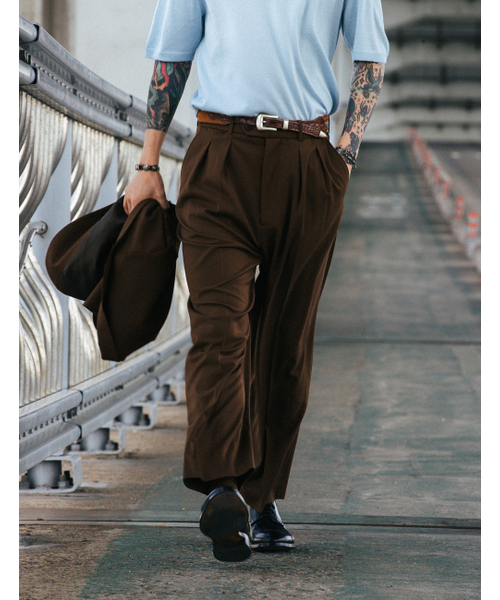NAMERCLOTHING（ネイマークローディング）の「MODIFY PANTS BROWN（その他パンツ・レディース・その他・LARGE/MEDIUM/X-LARGE）」の4枚目の写真