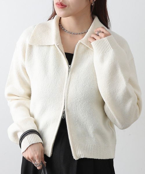 COLONY 2139（コロニートゥーワンスリーナイン）の「衿付きWジップ