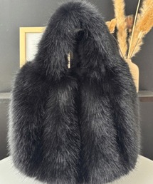 Ritomo De Ricco（リトモ・デ・リコ）の「ふわふわファーミニバッグ（エコバッグ/サブバッグ）」