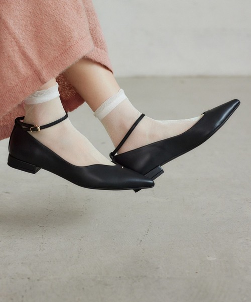 mysty woman（ミスティウーマン）の「アソートベルトパンプス 639497（パンプス・レディース・ネイビー/ブラック・LARGE/MEDIUM）」の2枚目の写真