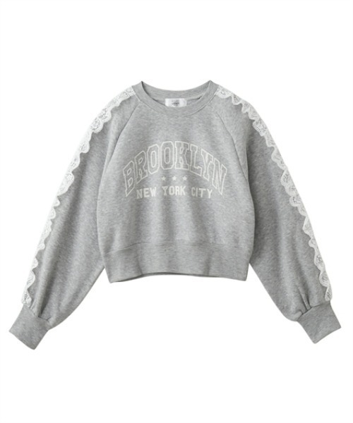 AP STUDIO プリント入りグレートレーナー 中古・古着通販】AP STUDIO (エーピーストゥディオ) PRINT SWEAT