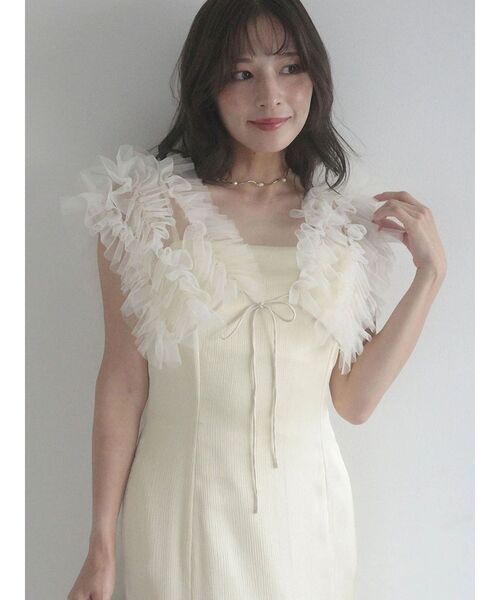 【新品未使用タグ付き】ラグナムーン　ノースリーブボレロキャミワンピース LADYノースリーブボレロキャミワンピース 【オケージョンドレス