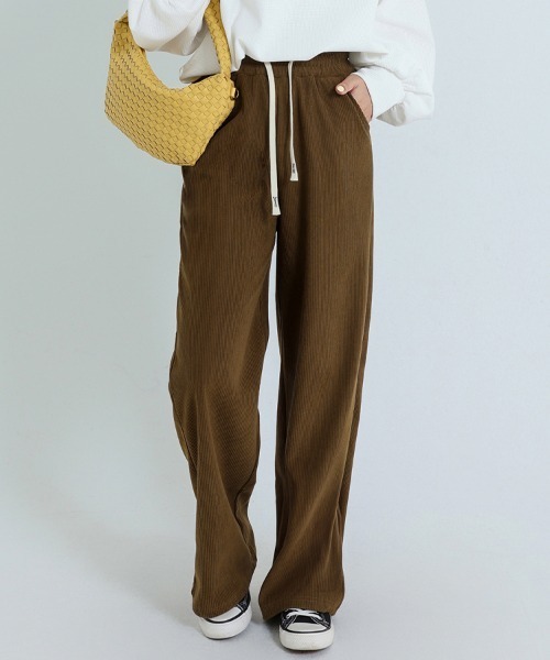 セール】裏起毛コーデュロイワイドパンツ（その他パンツ）｜ONEP STAR