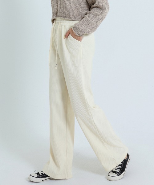 セール】裏起毛コーデュロイワイドパンツ（その他パンツ）｜ONEP STAR