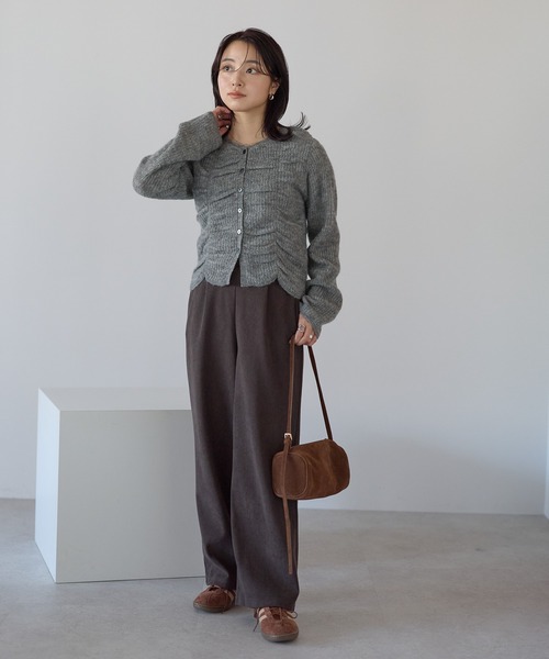 HEART MARKET(ハートマーケット)の「コーデュロイ裏ボンディングワイドパンツ(その他パンツ・レディース・モカ/ブラウン/チャコールグレー/オフホワイト/ブラック・MEDIUM/LARGE)」の19枚目の写真