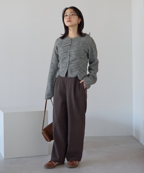 HEART MARKET(ハートマーケット)の「コーデュロイ裏ボンディングワイドパンツ(その他パンツ・レディース・モカ/ブラウン/チャコールグレー/オフホワイト/ブラック・MEDIUM/LARGE)」の20枚目の写真