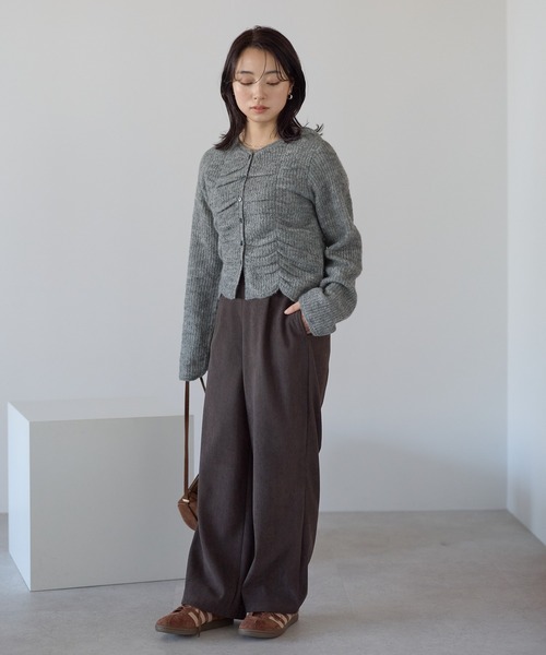 HEART MARKET(ハートマーケット)の「コーデュロイ裏ボンディングワイドパンツ(その他パンツ・レディース・モカ/ブラウン/チャコールグレー/オフホワイト/ブラック・MEDIUM/LARGE)」の21枚目の写真