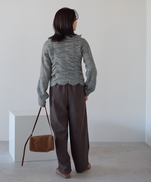 HEART MARKET(ハートマーケット)の「コーデュロイ裏ボンディングワイドパンツ(その他パンツ・レディース・モカ/ブラウン/チャコールグレー/オフホワイト/ブラック・MEDIUM/LARGE)」の22枚目の写真