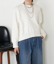 バックラインボックスニット