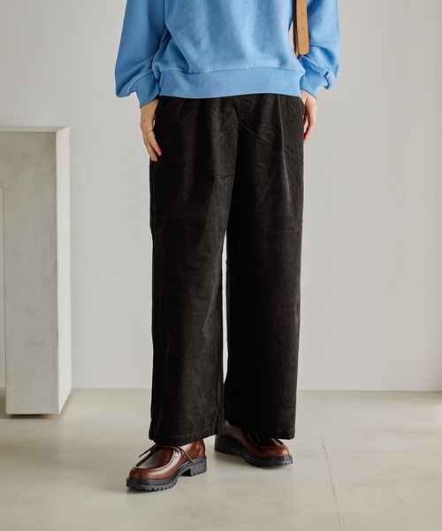 studio CLIP（スタディオクリップ）の「ドビーストレートイージーパンツ[プチ・プラスサイズあり]（その他パンツ・レディース・ブラック/カーキ/モカ/アイボリー・LARGE/PF/MEDIUM/ﾌﾘｰ(L)）」の11枚目の写真