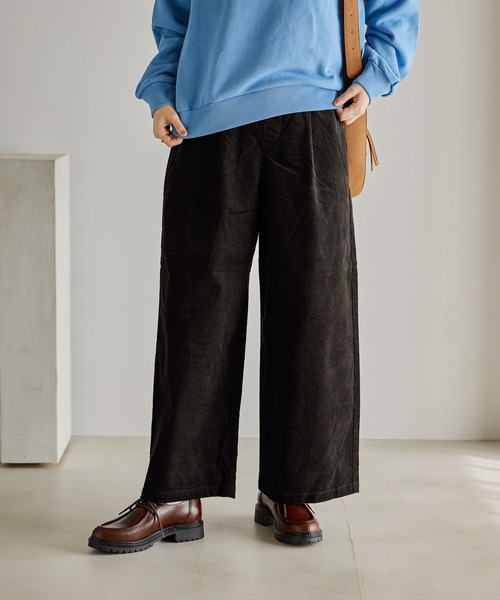 studio CLIP（スタディオクリップ）の「ドビーストレートイージーパンツ[プチ・プラスサイズあり]（その他パンツ・レディース・ブラック/カーキ/モカ/アイボリー・LARGE/PF/MEDIUM/ﾌﾘｰ(L)）」の12枚目の写真