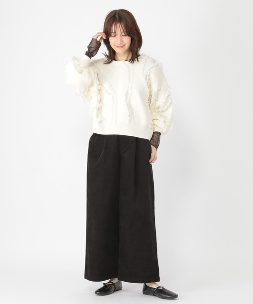 studio CLIP（スタディオクリップ）の「ドビーストレートイージーパンツ[プチ・プラスサイズあり]（その他パンツ・レディース・ブラック/カーキ/モカ/アイボリー・LARGE/PF/MEDIUM/ﾌﾘｰ(L)）」の18枚目の写真