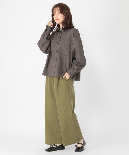 studio CLIP（スタディオクリップ）の「ドビーストレートイージーパンツ[プチ・プラスサイズあり]（その他パンツ・レディース・ブラック/カーキ/モカ/アイボリー・LARGE/PF/MEDIUM/ﾌﾘｰ(L)）」の9枚目の写真