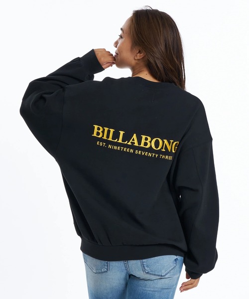 BILLABONG(ビラボン)の「BILLABONG ウィメンズ DOUBLE KNIT LOOSE FI トレーナー 【2026年春夏モデル】/ビラボンスウェットトレーナー(スウェット・レディース・ブラック/アイボリー/グレー・MEDIUM)」の3枚目の写真