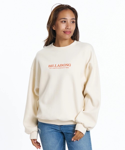 BILLABONG(ビラボン)の「BILLABONG ウィメンズ DOUBLE KNIT LOOSE FI トレーナー 【2026年春夏モデル】/ビラボンスウェットトレーナー(スウェット・レディース・ブラック/アイボリー/グレー・MEDIUM)」の7枚目の写真