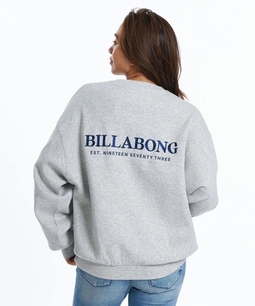 BILLABONG(ビラボン)の「BILLABONG ウィメンズ DOUBLE KNIT LOOSE FI トレーナー 【2026年春夏モデル】/ビラボンスウェットトレーナー(スウェット・レディース・ブラック/アイボリー/グレー・MEDIUM)」の14枚目の写真