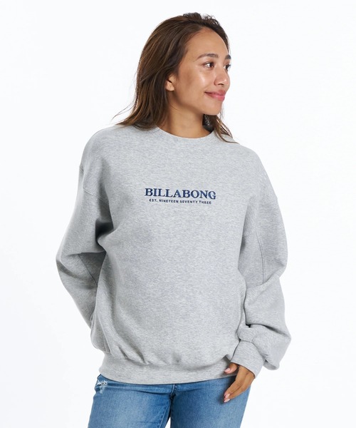BILLABONG(ビラボン)の「BILLABONG ウィメンズ DOUBLE KNIT LOOSE FI トレーナー 【2026年春夏モデル】/ビラボンスウェットトレーナー(スウェット・レディース・ブラック/アイボリー/グレー・MEDIUM)」の15枚目の写真