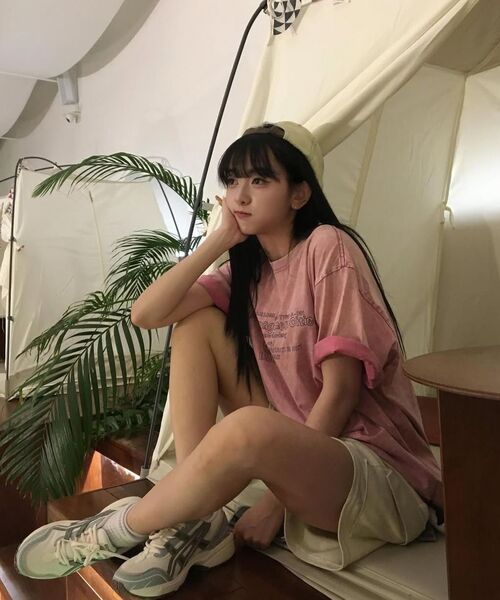 LMCの「アシッドウォッシュドドゥードルロゴTシャツ ダークピンク(Tシャツ/カットソー・レディース・その他・L/XL)」の12枚目の写真