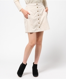 one after another NICE CLAUP | 【ナイスクラップ】スエード前釦スカート(スカート)