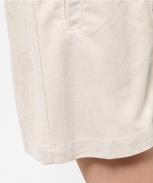 one after another NICE CLAUP（ワンアフターアナザーナイスクラップ）の「【ナイスクラップ】スエード前釦スカート（スカート・レディース・アイボリー/キャメル/カーキ・FREE）」の10枚目の写真