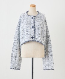 CEPIE.（セピエ）の「CEPIE./kasuriクロップドカーディガン（カーディガン/ボレロ）」
