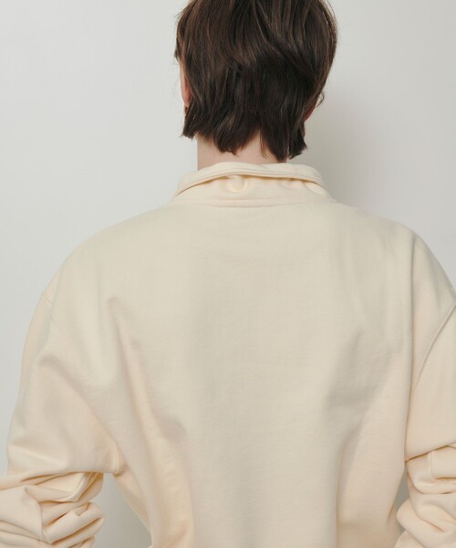 allureville(アルアバイル)の「ハーフジップ刺繍プルオーバー(Tシャツ/カットソー・レディース・アイボリー/カーキ・2)」の5枚目の写真